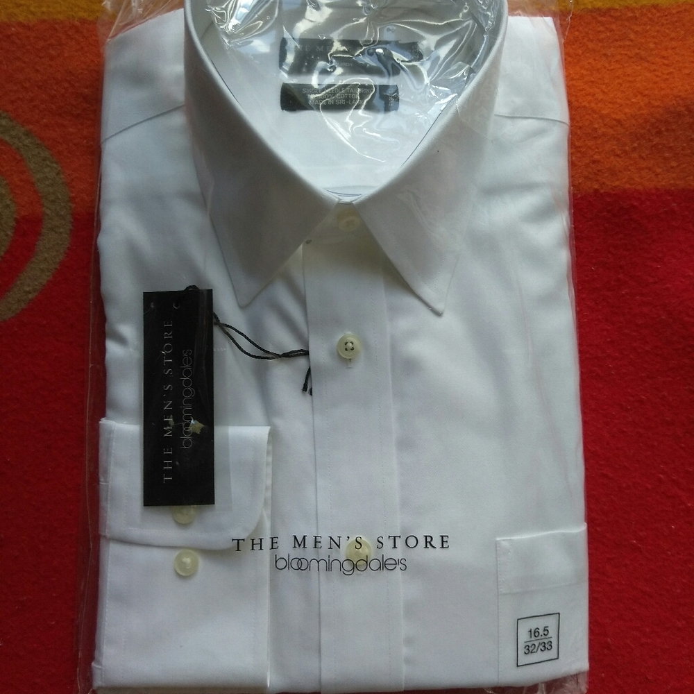 Bloomingdale's White Button Down